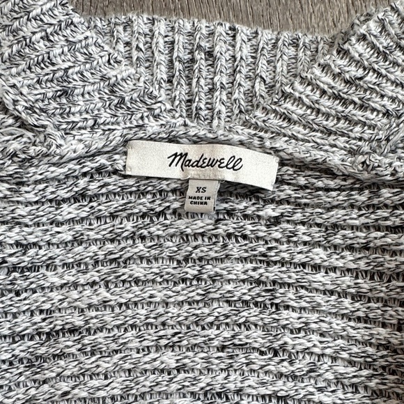 Madewell Women's Heathered Gray Cardigan - Picture 2 of 4